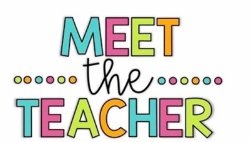 Colorful Meet the Teacher sign